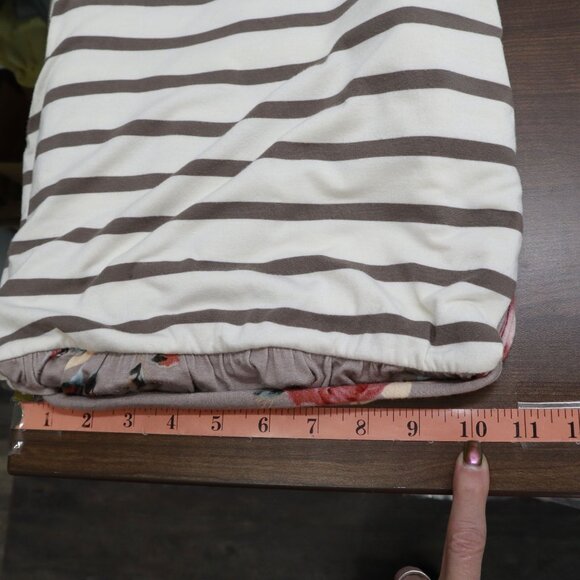 Lux & Co. Maxi Dress Womens M Gray Coastal Boho Cottagecore Grannycore Romantic - Picture 10 of 16